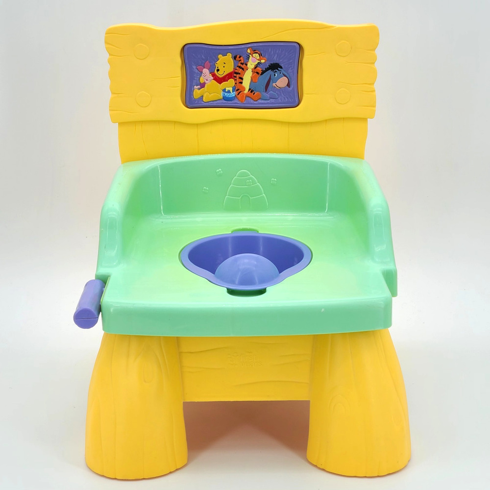 VTG Infant Trainer Potty Training Winnie The Pooh 100 Acre Wood Collectible WORK